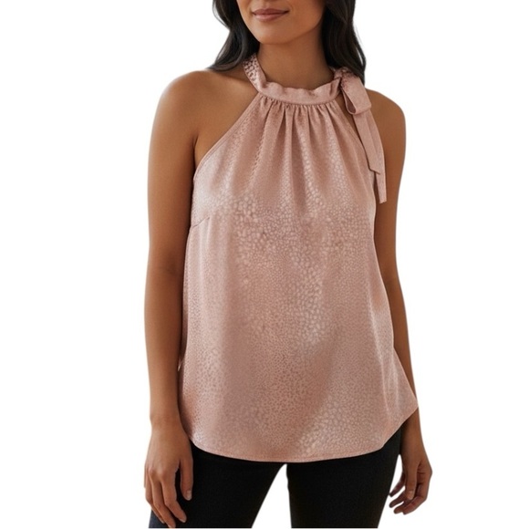 Source Unknown Tops - BTFBM Silky Sleeveless Pink Top Size Small